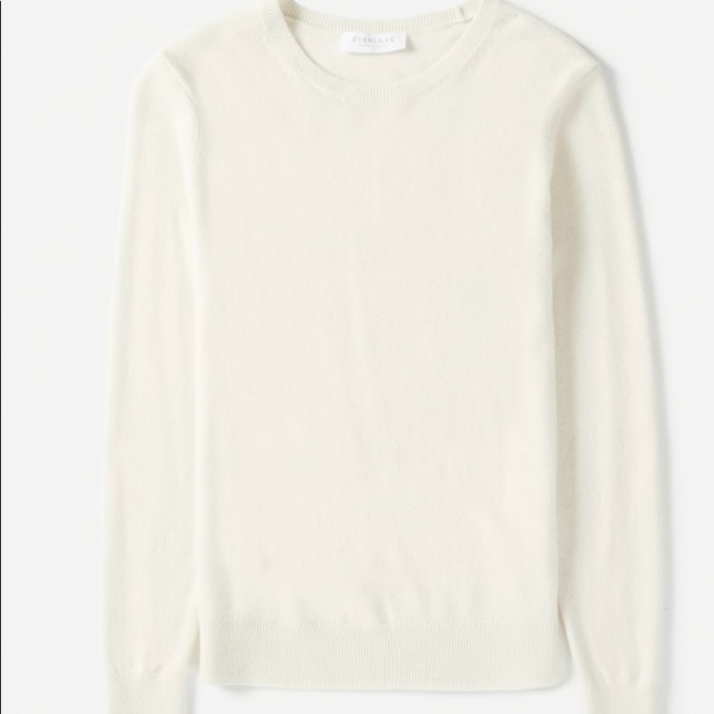 Everlane Cashmere Crew Sweater (Used) - Bone